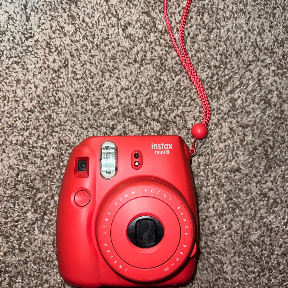 Fujifilm Instax Mini 8 Camera - Vibrant Red